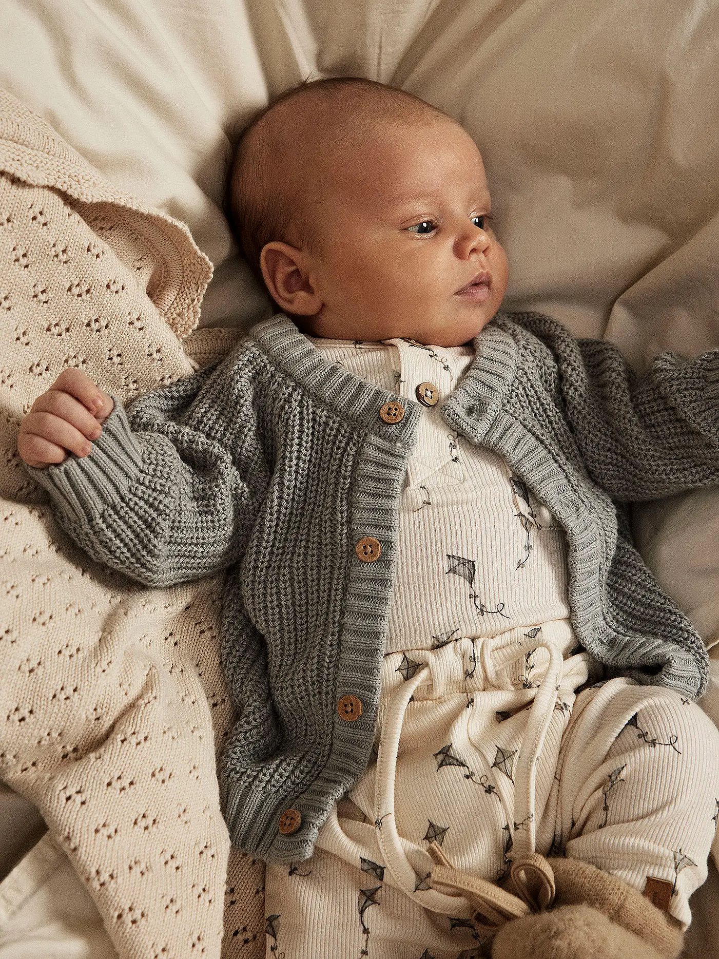 LIL ATELIER | Baby Strickjacke NBNEMLEN | 
